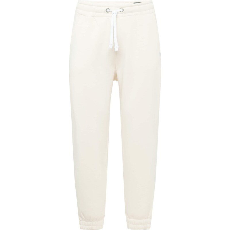 ALPHA INDUSTRIES Pantalón gris / blanco / blanco lana