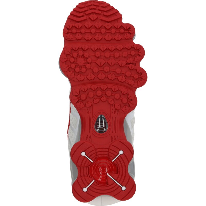 Nike Sportswear Zapatillas deportivas bajas 'SHOX TL' gris claro / rojo fuego / blanco