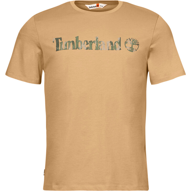 Timberland Camiseta Camo Linear Logo Short Sleeve Tee