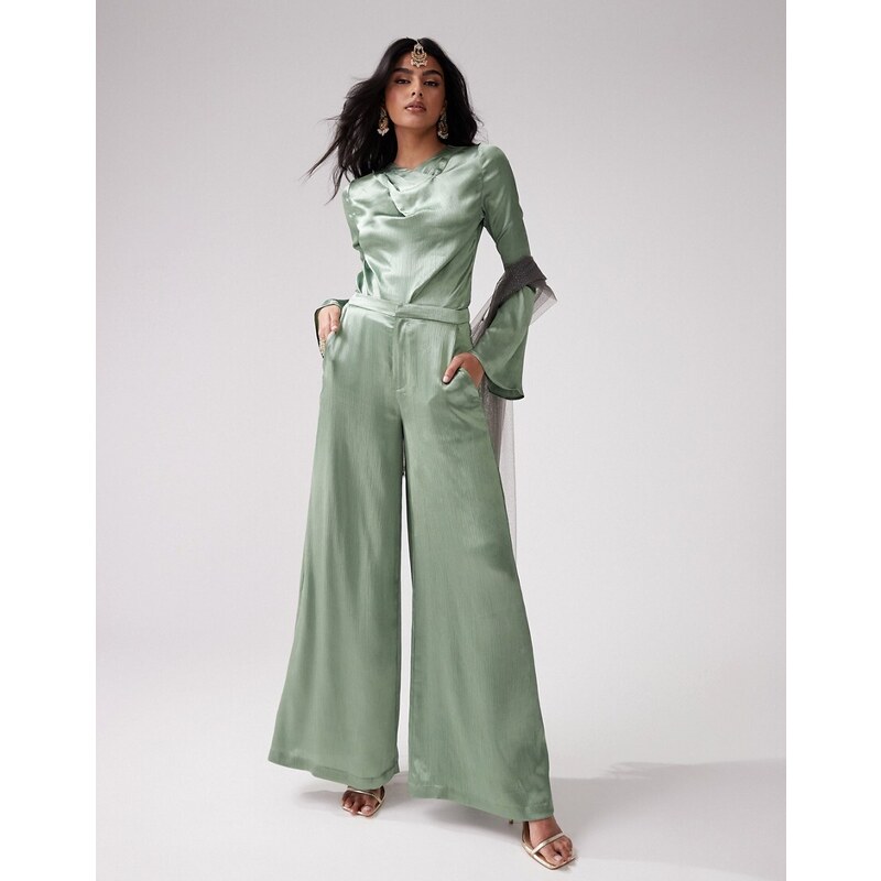 Pantalones verdes Sharara de Kanya London (parte de un conjunto)