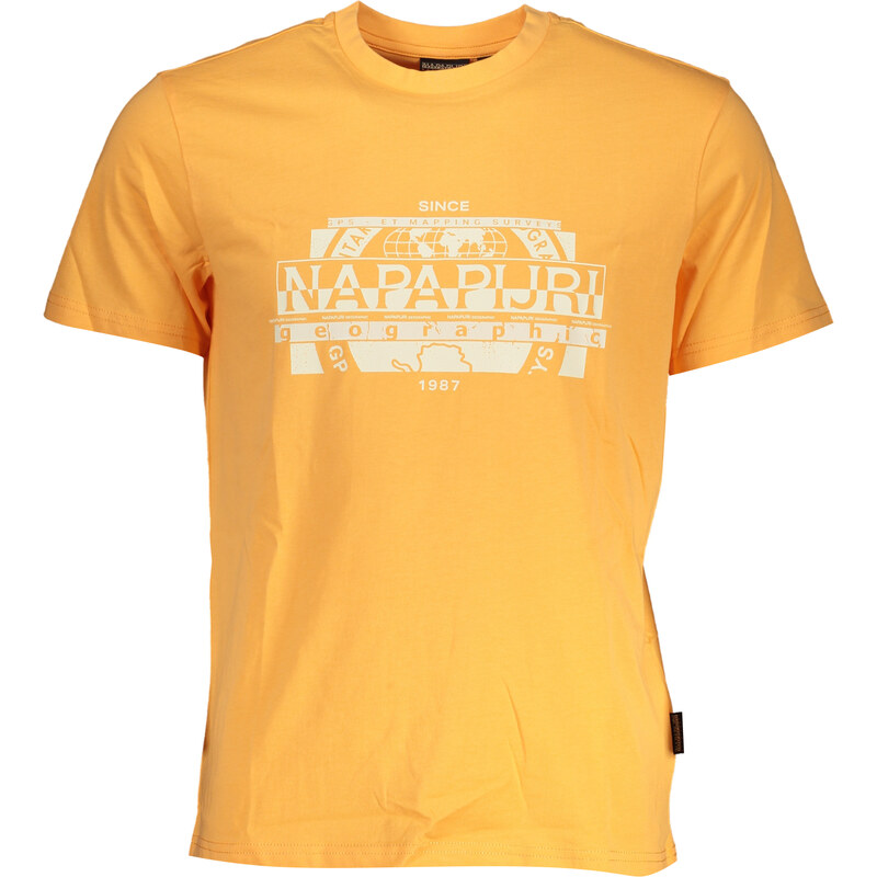 Camiseta Manga Corta Hombre Napapijri Naranja