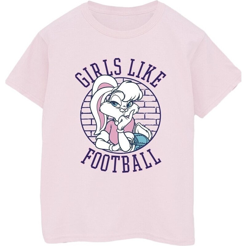Dessins Animés Camiseta manga larga Lola Bunny Girls Like Football
