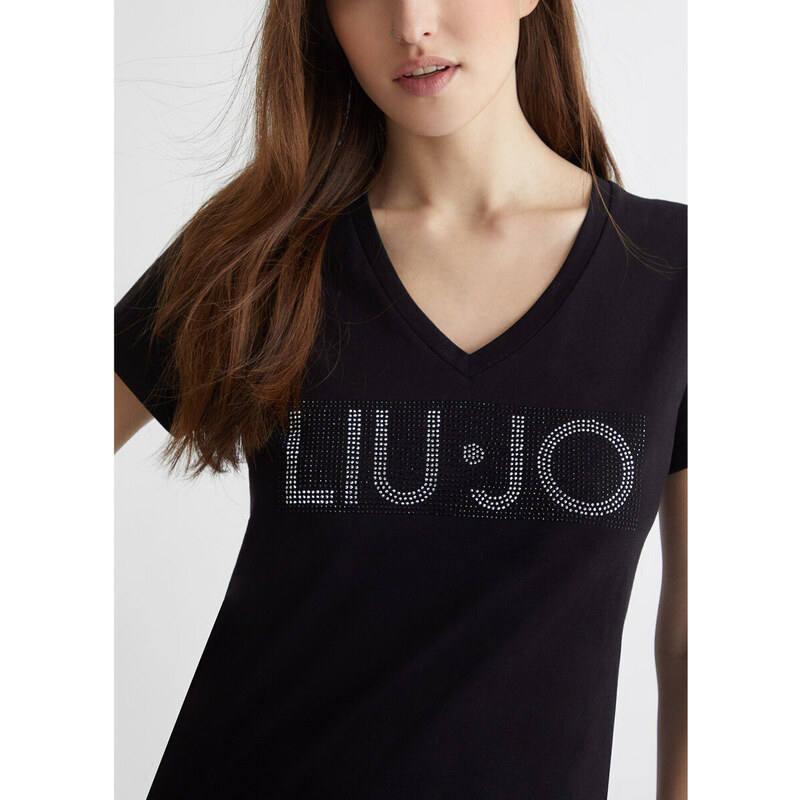Liu Jo Tops y Camisetas Camiseta con logotipo y strass