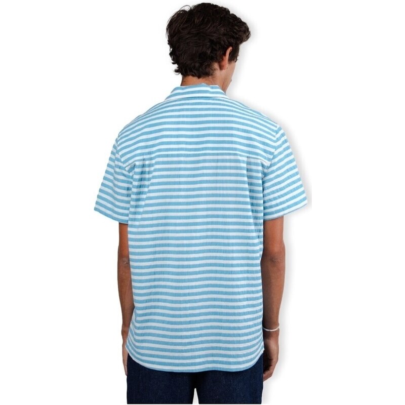Brava Fabrics Camisa manga larga Stripes Shirt - Blue