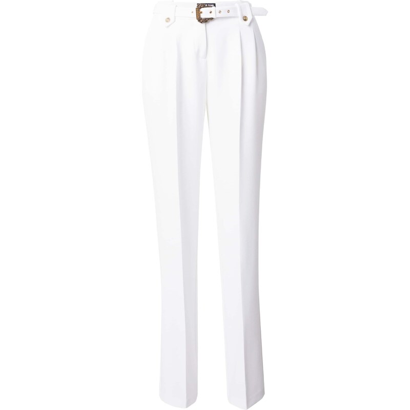 Versace Jeans Couture Pantalón plisado blanco