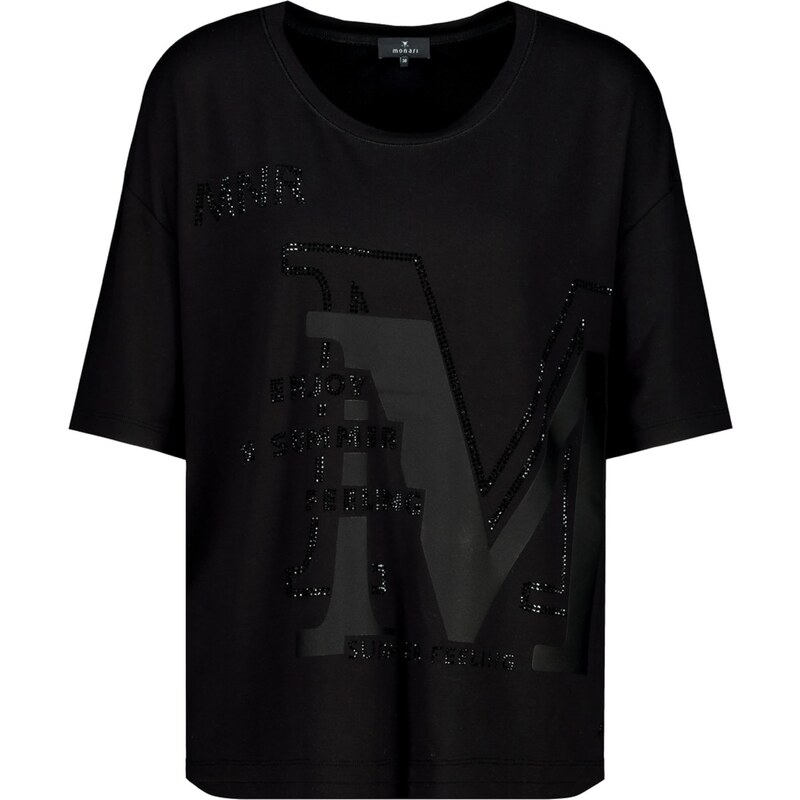 monari Camiseta antracita / negro