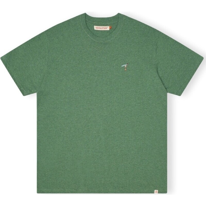 Revolution Tops y Camisetas T-Shirt Loose 1366 GIR - Dust Green Melange
