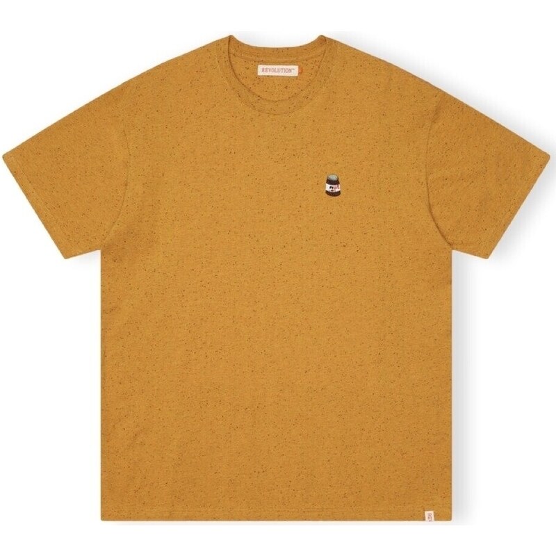 Revolution Tops y Camisetas T-Shirt Loose 1367 NUT - Yellow