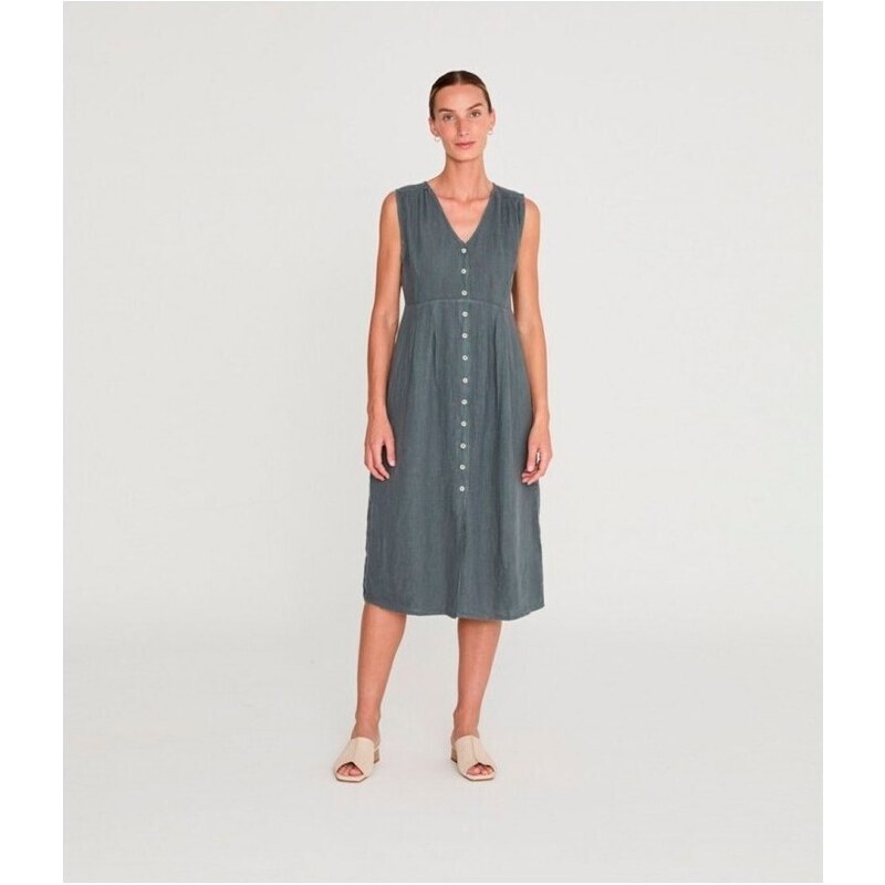 Designers Society Vestidos Lavou Dress Teal