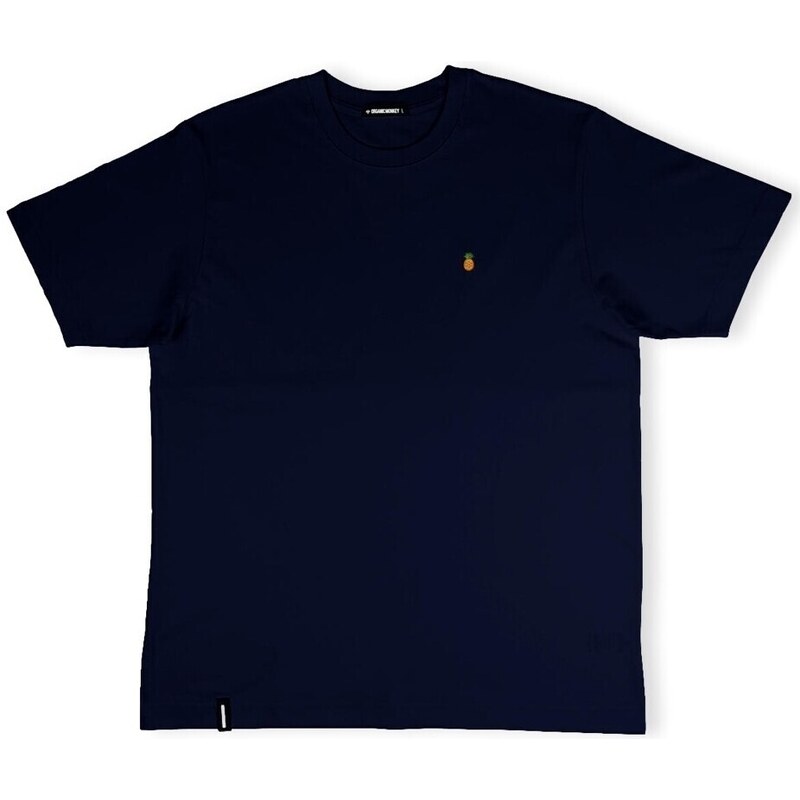 Organic Monkey Tops y Camisetas Fine Apple T-Shirt - Navy