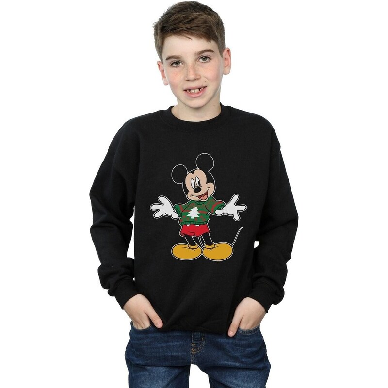 Disney Jersey Mickey Mouse Christmas Jumper Stroke