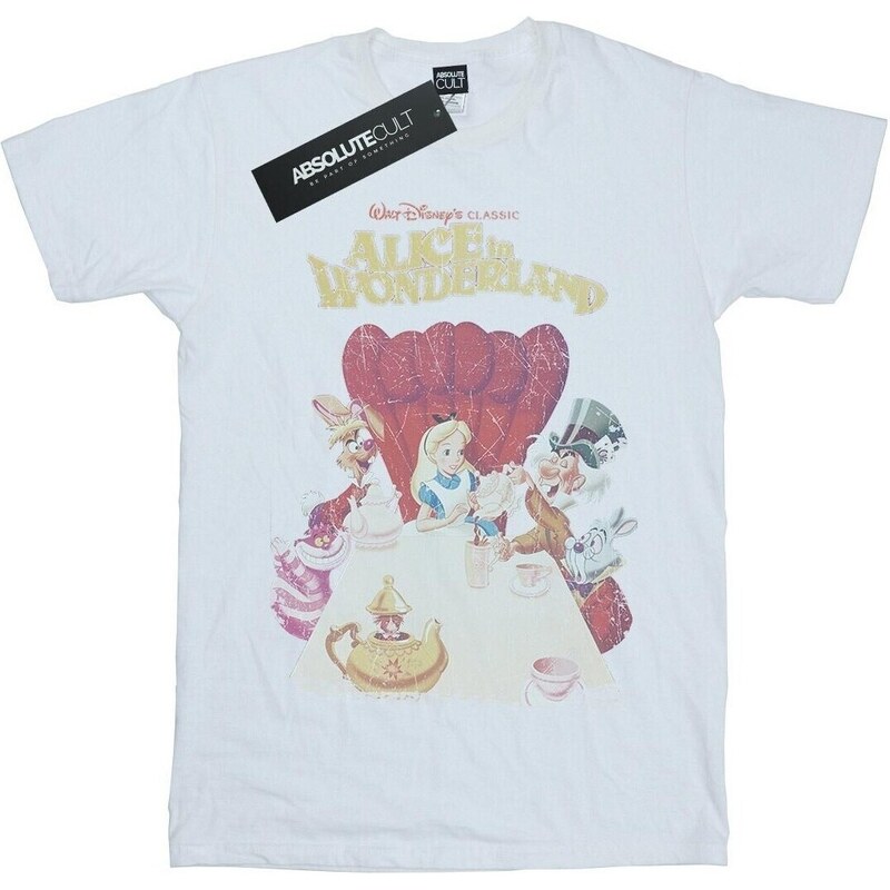 Disney Camiseta manga larga Alice In Wonderland Retro Poster