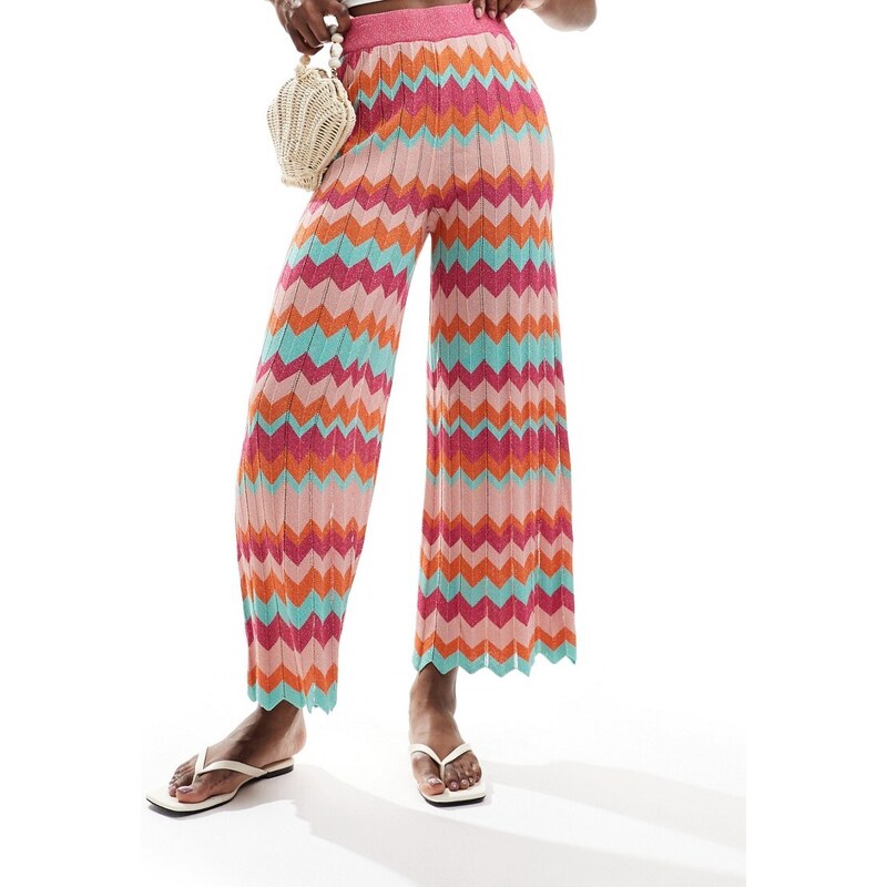 Pantalones multicolores de punto de Scalpers