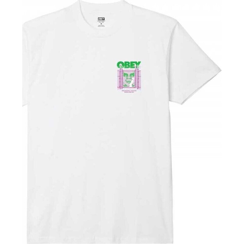 Obey Tops y Camisetas chain link fence icon