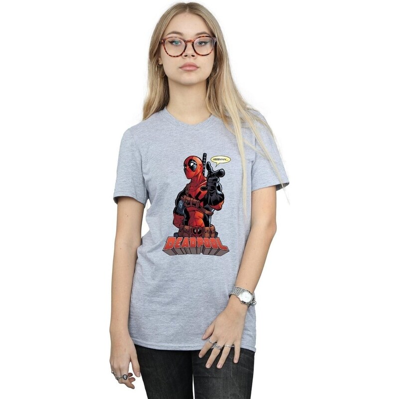 Deadpool Camiseta manga larga Hey You