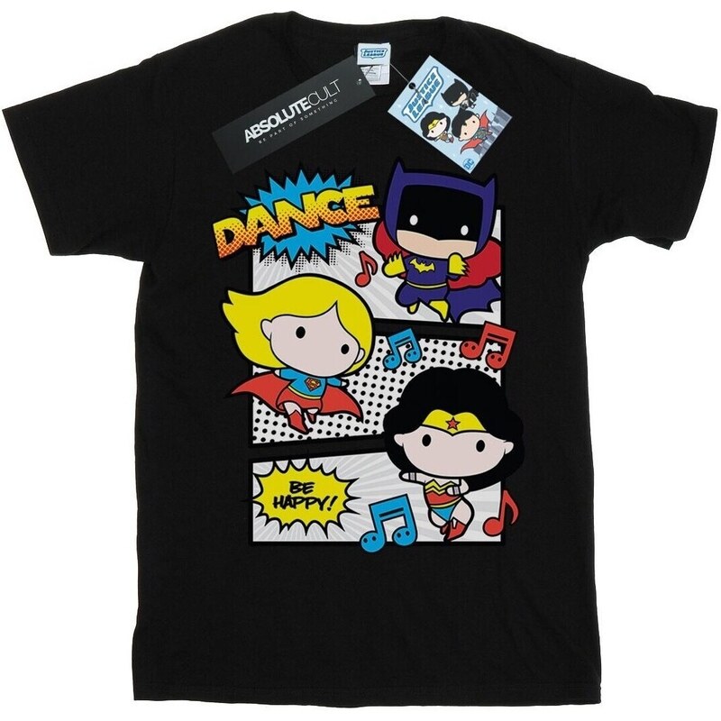 Dc Comics Camiseta manga larga Chibi Super Friends Dance