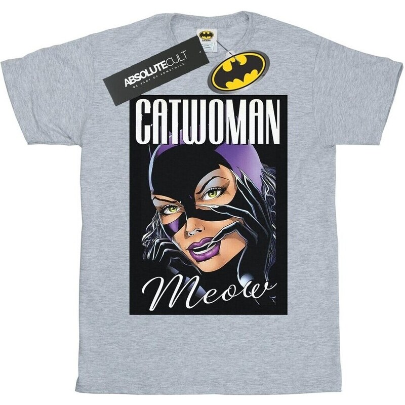 Dc Comics Camiseta manga larga Batman Catwoman Feline Fatale