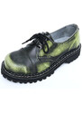 Zapatos KMM 3dírkové - Verde / Blanco negro - 030
