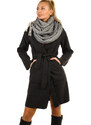 Glara Longer women's coat with hood