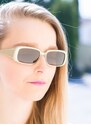 Gafas de sol de mujer DKNY - Beige
