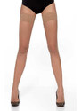 Glara Mesh self-holding stockings with decorative seams 20 DEN