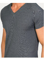 Zd - Zero Defects Camiseta interior Camiseta de manga corta y cuello pico algodón Egipcio