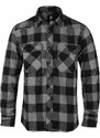 Camisa para hombre BRANDIT - Checkshirt - 4002-black+charcoal
