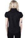 Camisa de mujer KILLSTAR - Hellstar Lace-Up - Negro - KSRA003354