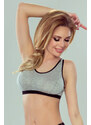 Glara Comfortable bra with cut-out back