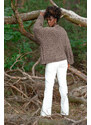 Glara Women's knitted sweater with wool