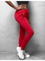 Pantalón de chándal para mujer rojo oscuro OZONEE JS/CK01/59Z
