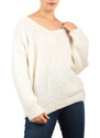 Glara Loose sweater with deep neckline