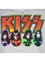 Sudadera con capucha dpara hombre Kiss - Logo, Faces & Icons - GRIS - ROCK OFF - KISSHD14MG