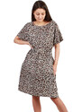 Glara Linen dress with pattern
