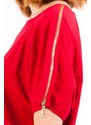 Vestido Corto Mujer Rojo Love Moschino