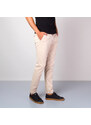 Willsoor Pantalones chinos para hombre en color beige 14278