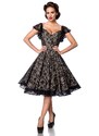 Glara Luxury formal lace dress