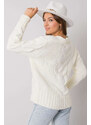 Glara Wool sweater with a distinctive pattern
