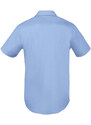 Sols Camisa manga larga BRISTOL FIT Azul Medio