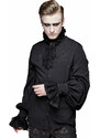 Camisa para hombre DEVIL FASHION - Crass Melody Gothic Embroidered Shirt With Necktie - SHT04101