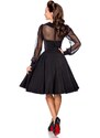 Glara Black vintage dress