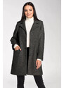 Glara Women's straight wool coat
