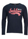 Jack & Jones Camiseta manga larga JJELOGO TEE LS O-NECK 2 COL AW23 SN