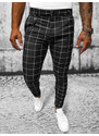 Pantalón chino de hombre negras OZONEE DJ/550174Z