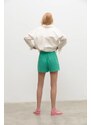 Pantalones Ecoalf de Mujer Cortos Piave Peppermint