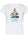 Liu Jo Tops y Camisetas Camiseta con estampado Cupcake y strass
