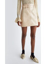 Liu Jo Falda Minifalda de tejido revestido brillante