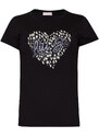 Liu Jo Tops y Camisetas Camiseta con corazón y strass