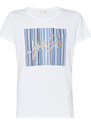Liu Jo Tops y Camisetas Camiseta con estampado de rayas y logotipo