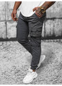 Pantalón chino jogger de hombre grafito OZONEE NB/MP0201GS